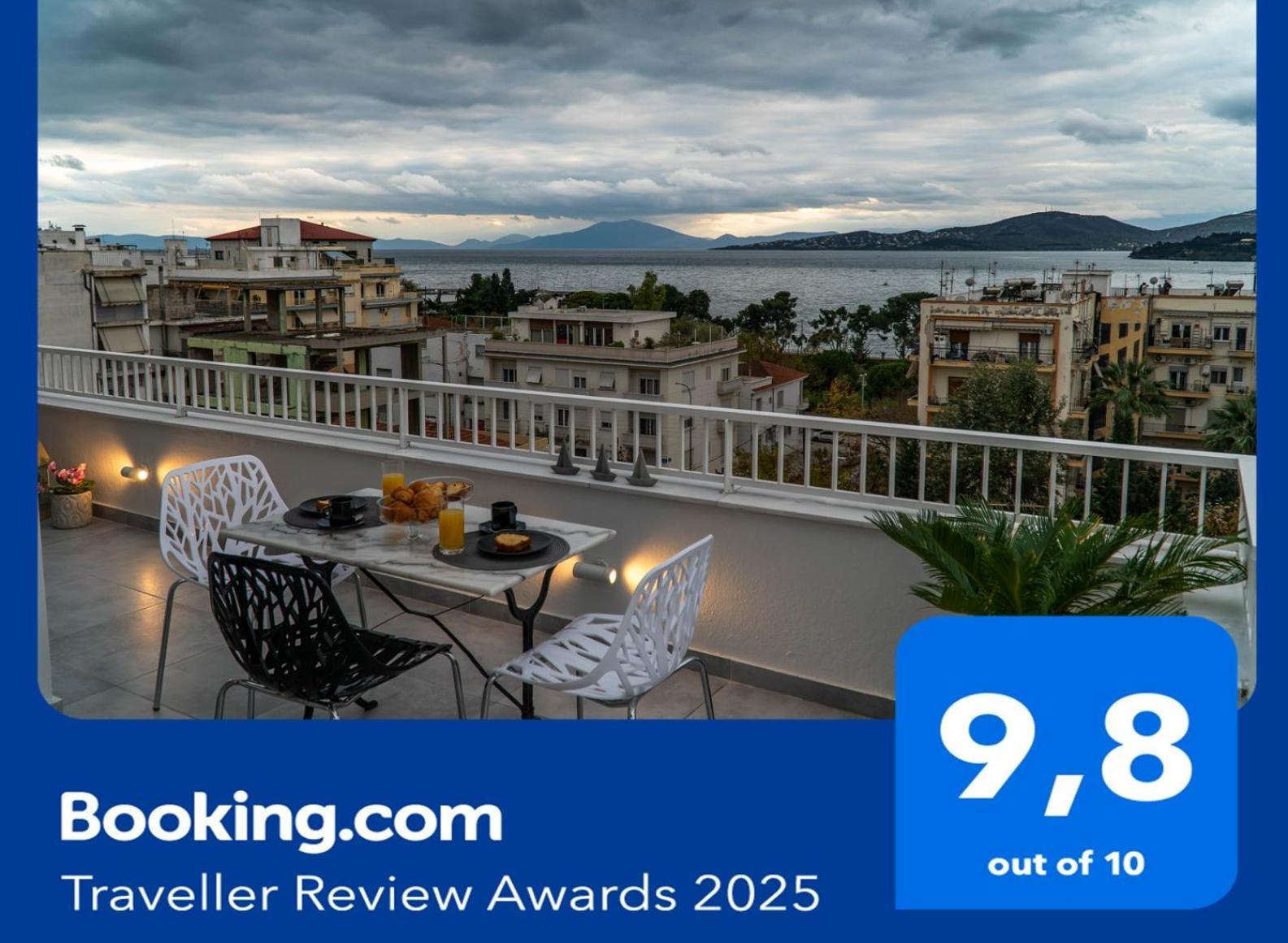 Sea View Luxury Apartment 볼로스 외부 사진